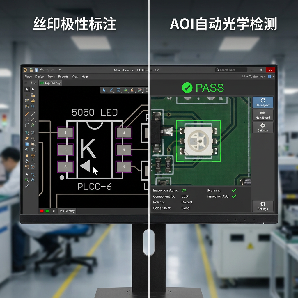 5050贴片正负极完整指南：从快速辨识到PCB设计规范（2026版）