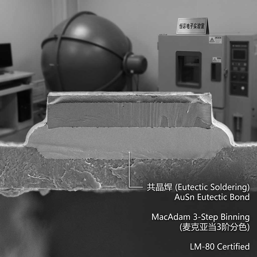 陶瓷L2 T6灯珠深度解析：10瓦全光谱（暖白/红/蓝/绿）的技术优势与应用