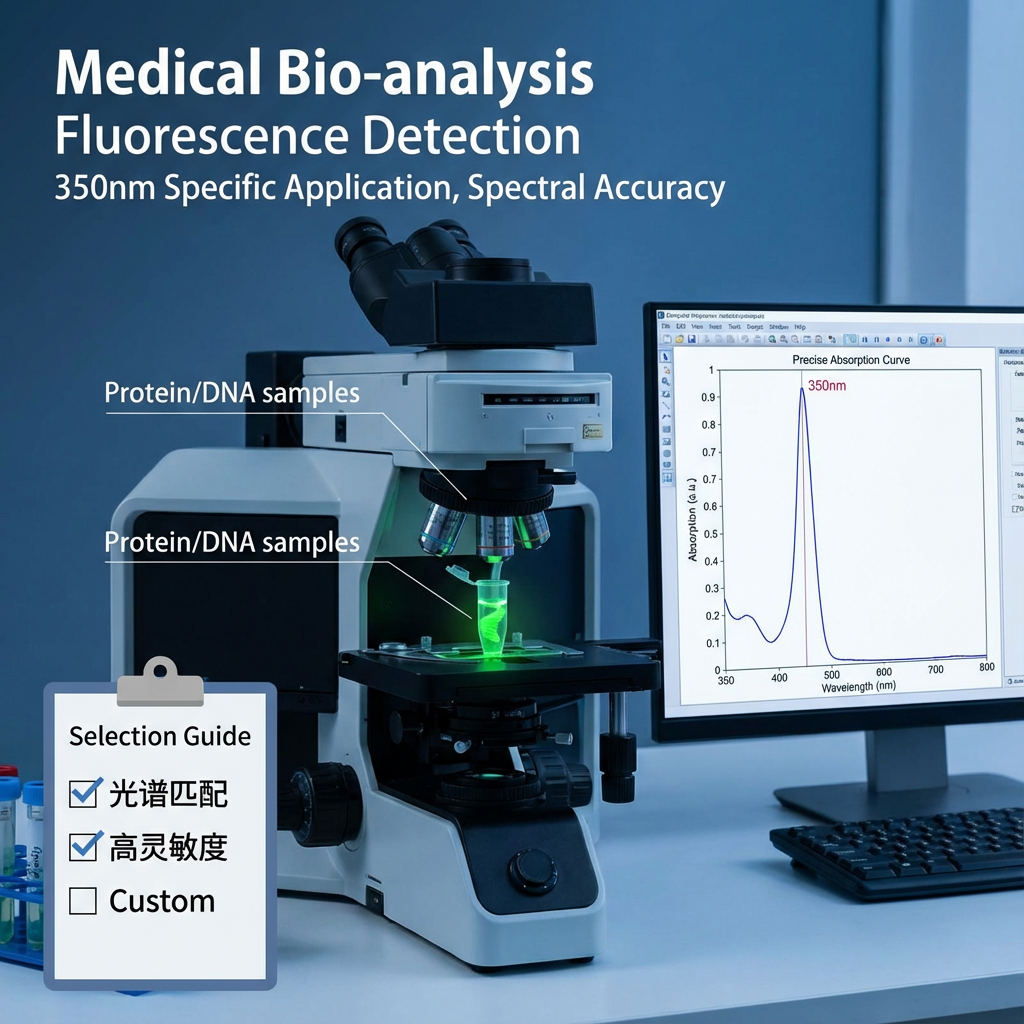 350nm与365nmLED功率对比：技术细节、应用差异与选择指南