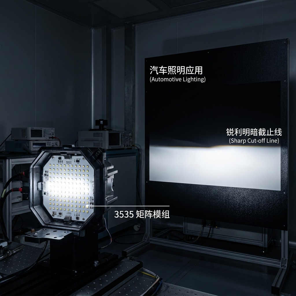 3535 LED灯珠深度解析：平面封装工艺、光电参数与多场景应用指南