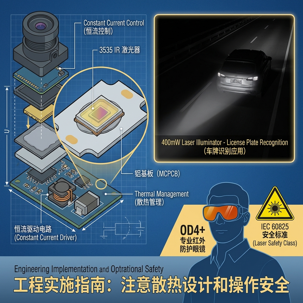 3535 IR 激光850nm400MW 深度解析：技术参数、应用优势与波长对比指南