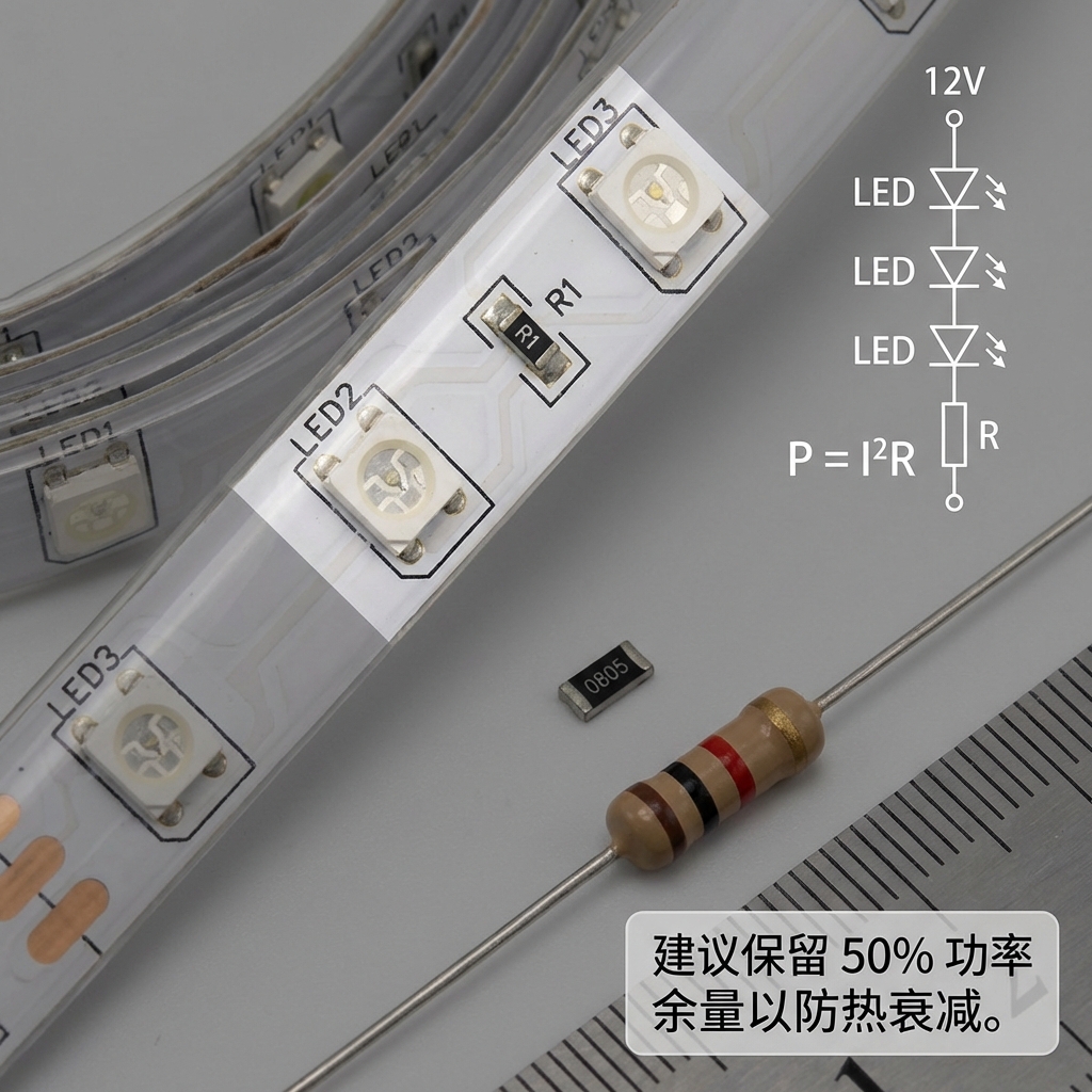 5050 LED 限流电阻接法与计算：完整工程技术指南)