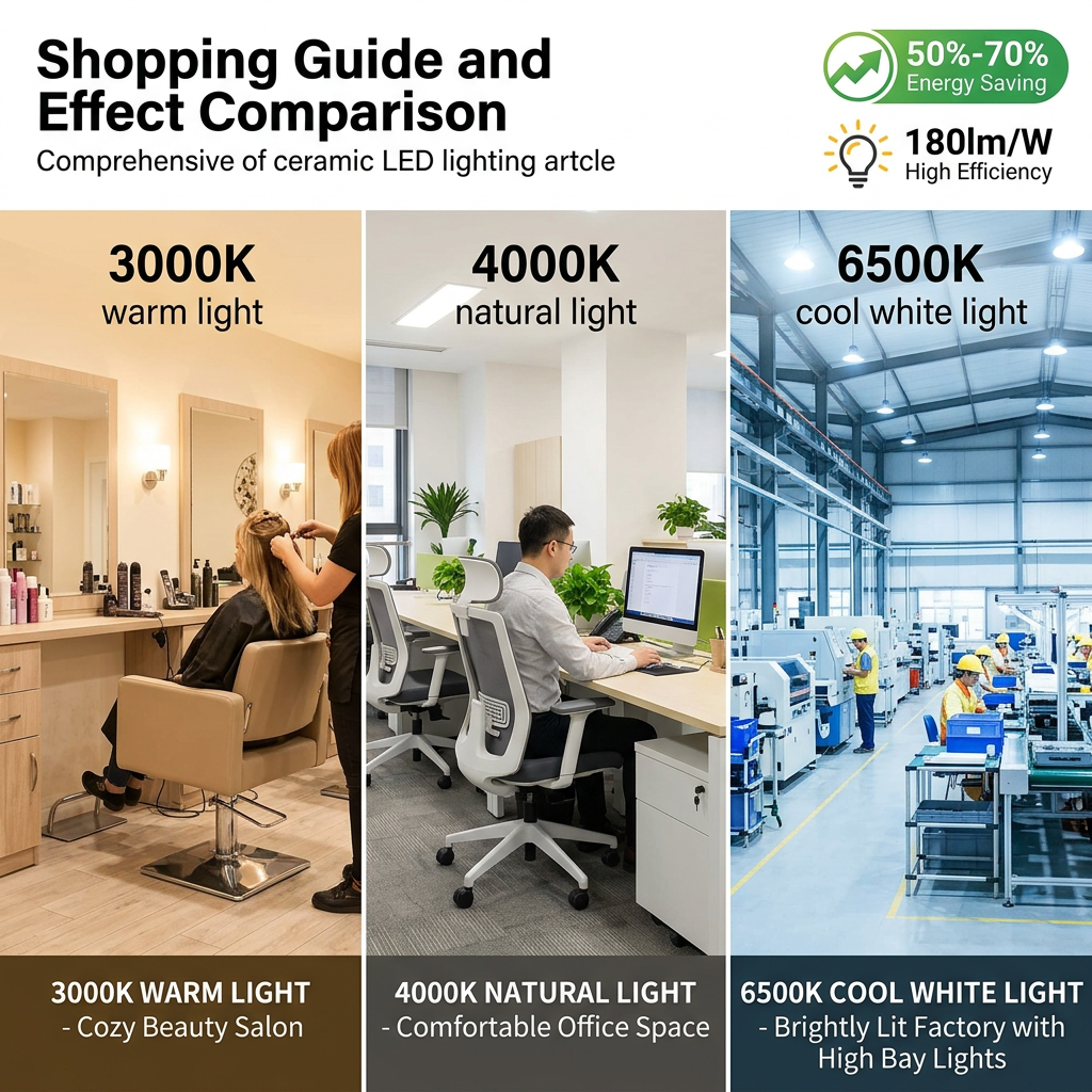 大排灯与陶瓷灯珠，超亮LED照明的关键技术、寿命与选购指南