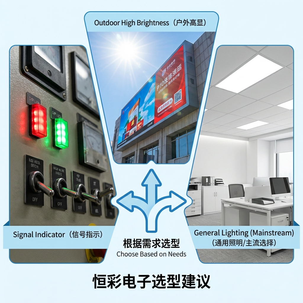 LED封装应用场景选型决策指南图