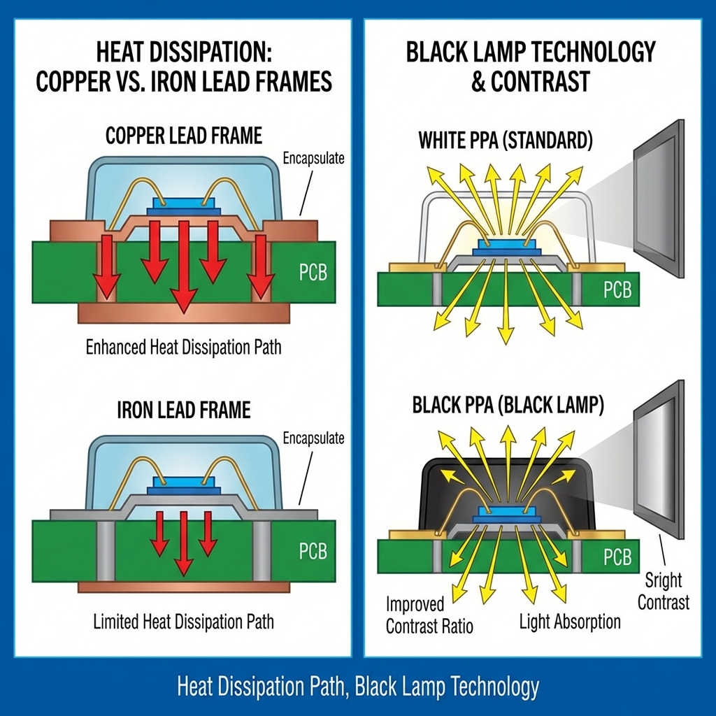 LED显示屏SMD封装工艺全解：技术流程、关键材料与性能深度分析