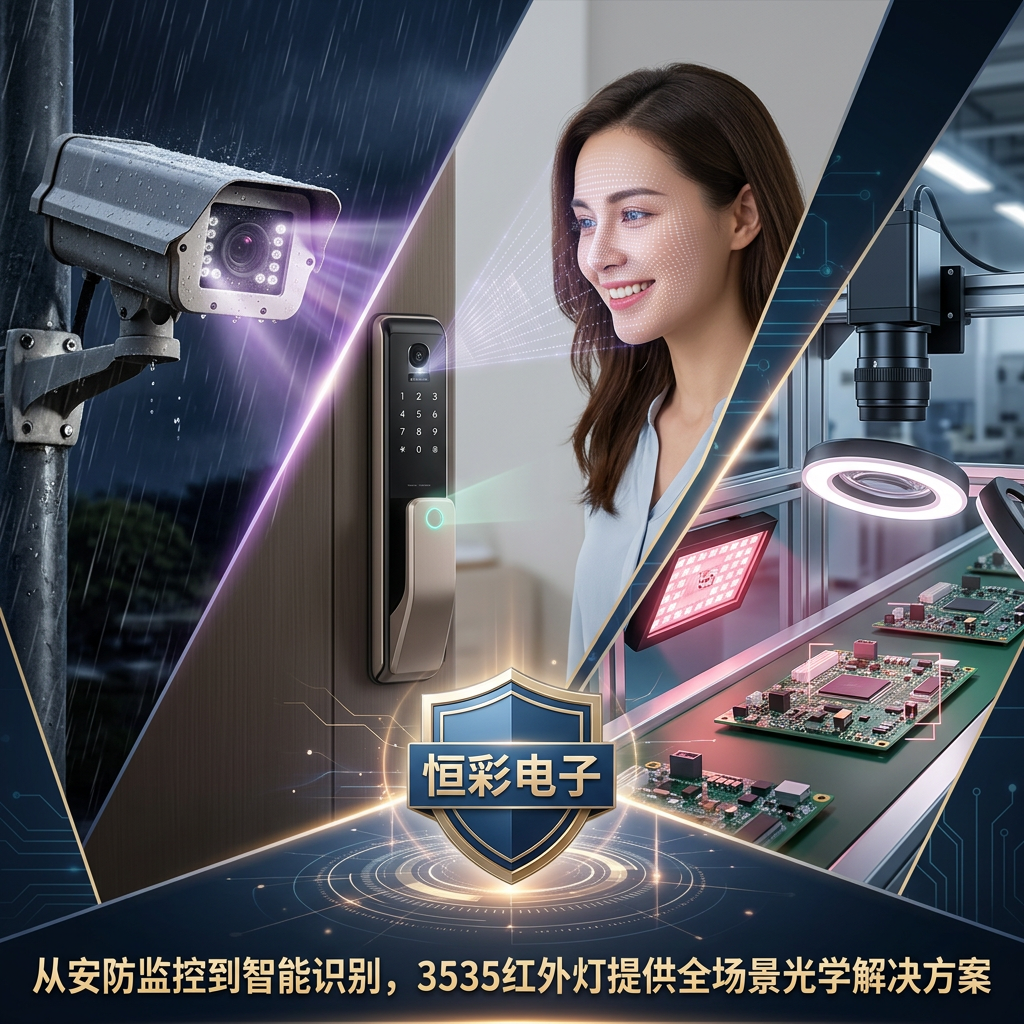 终极指南：为什么 红外灯-3535-3w-700ma 是安防与工业补光的最佳选择？