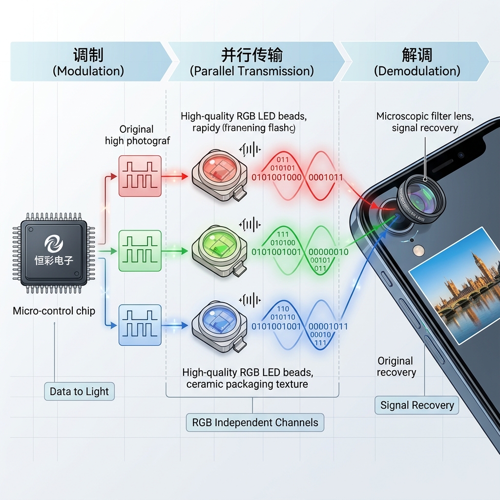 什么是三色LED并行传输？2026年超高速Li-Fi可见光通信技术：从原理到应用全面解读
