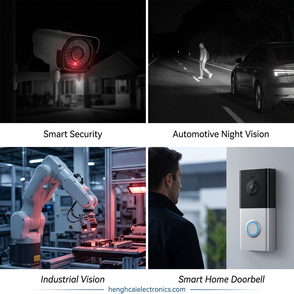 宽电压红外LED灯珠驱动方案：2026年恒流稳定设计、Buck/Boost/Buck-Boost选型与安防、汽车、智能家居应用权威指南