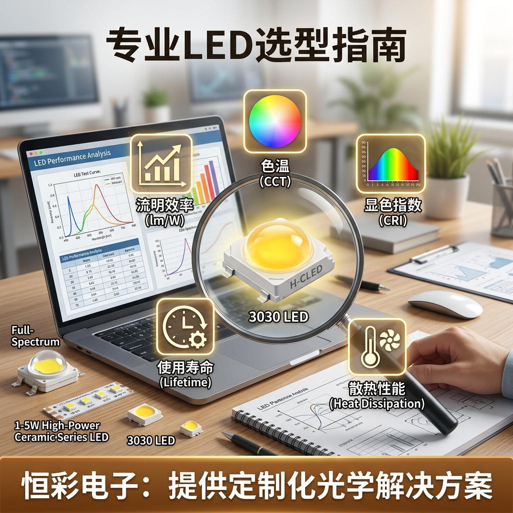 流明效率计算公式：lm/W 怎么算？LED 光效对照表与选型指南
