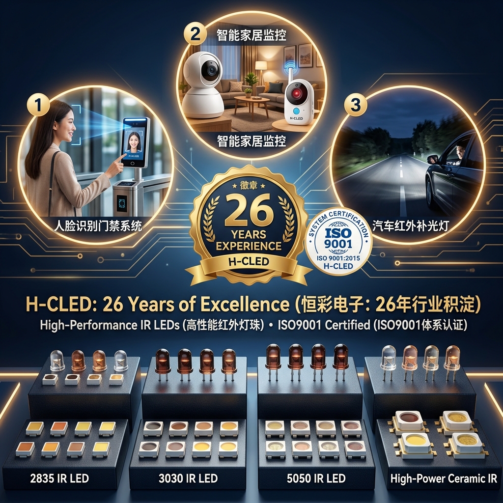 红外LED灯珠检测标准：核心指标、测试流程与选购指南