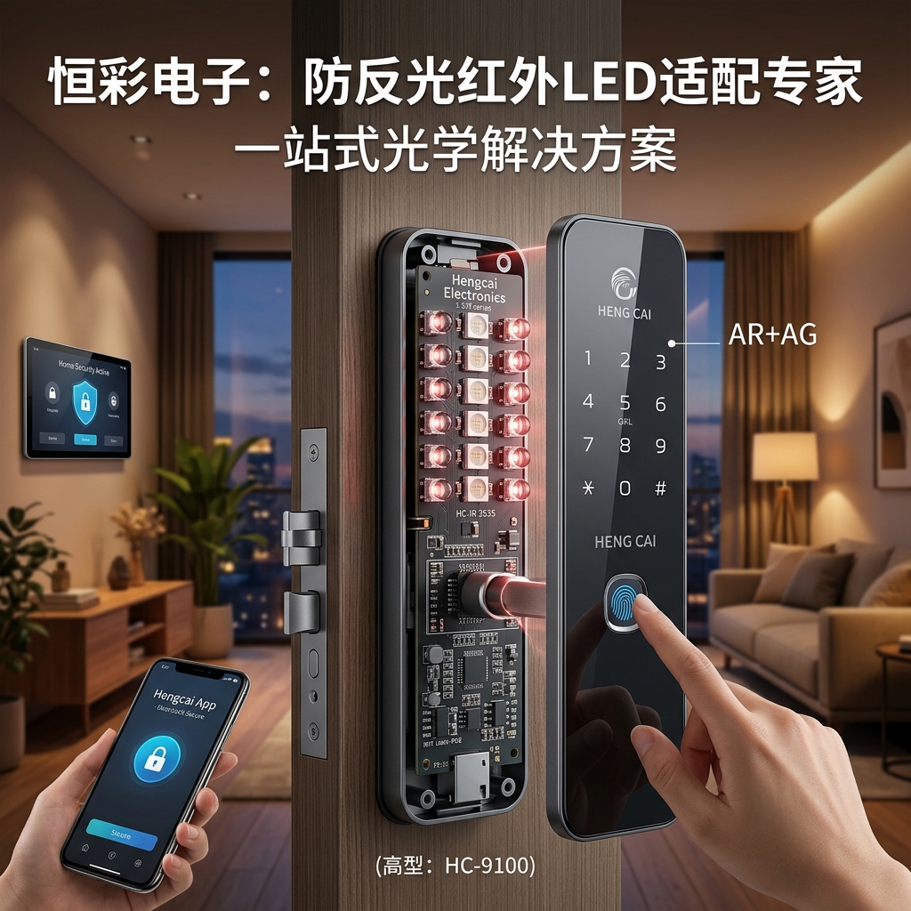 防反光红外LED灯珠玻璃屏适配：夜视清晰度、波长与AR/AG玻璃选型指南