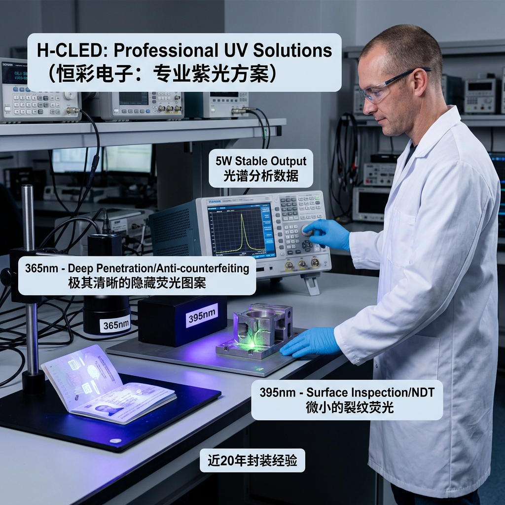 陶瓷xhp5050双芯5W紫光灯珠：2026选型指南与应用全解析