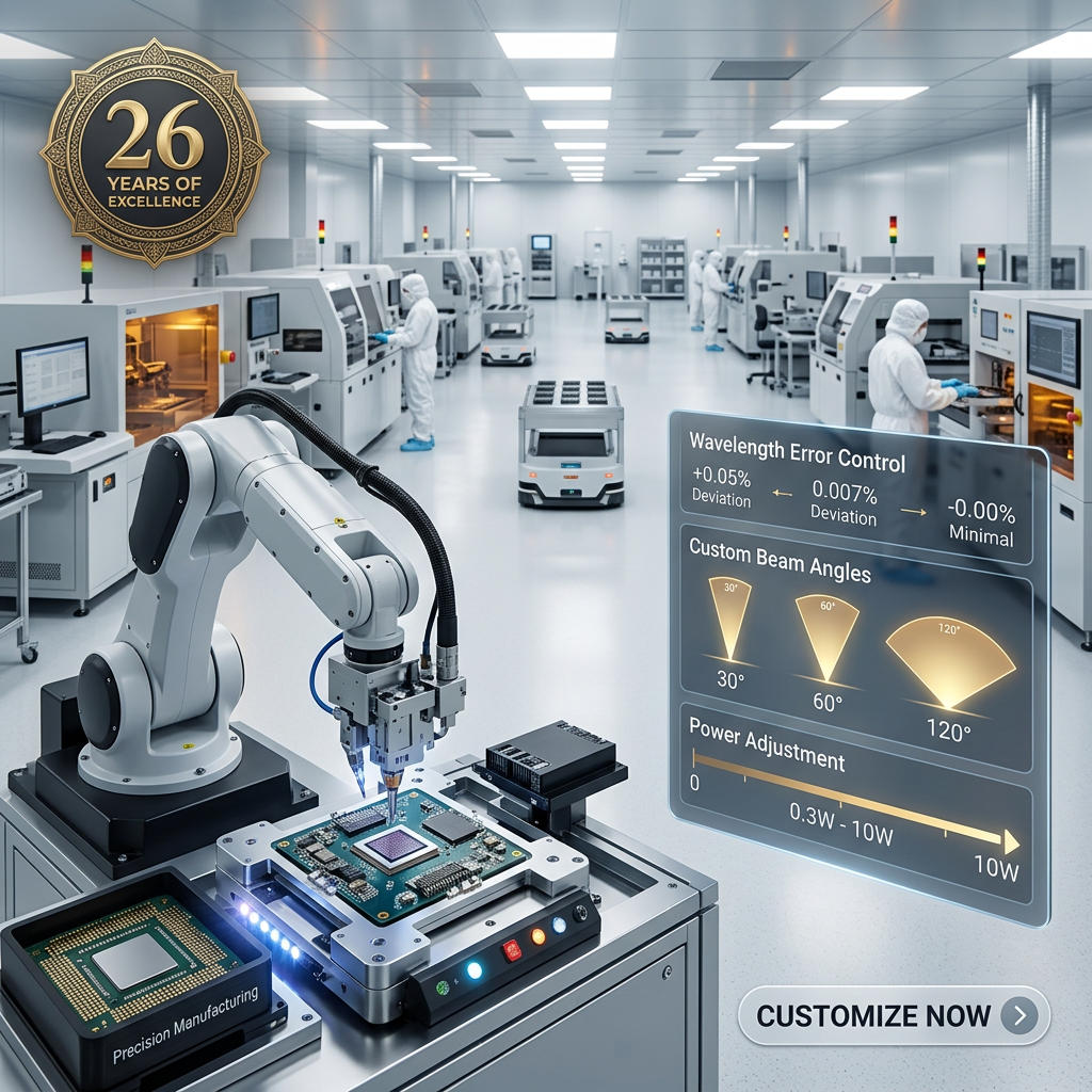 5050陶瓷950nm980nm1050nm波长可定制：一文看懂核心优势与应用