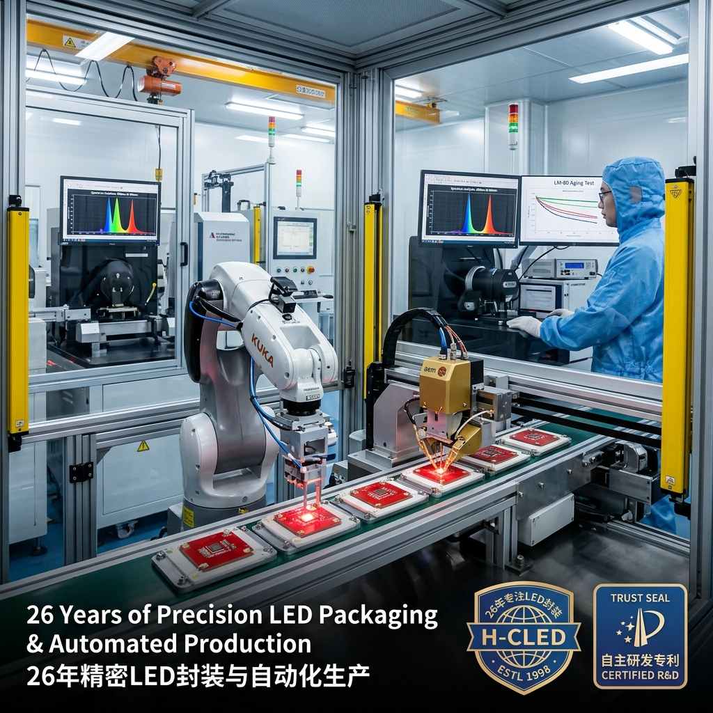 人脸考勤机红外灯珠光效怎么选？850nm与940nm全面对比指南