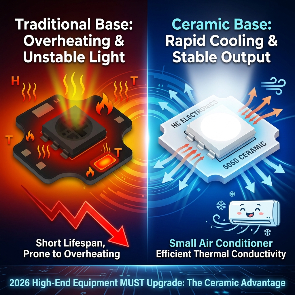 5050陶瓷四合一医美led灯珠红黄蓝光治疗仪：2026年美容设备升级的核心秘密