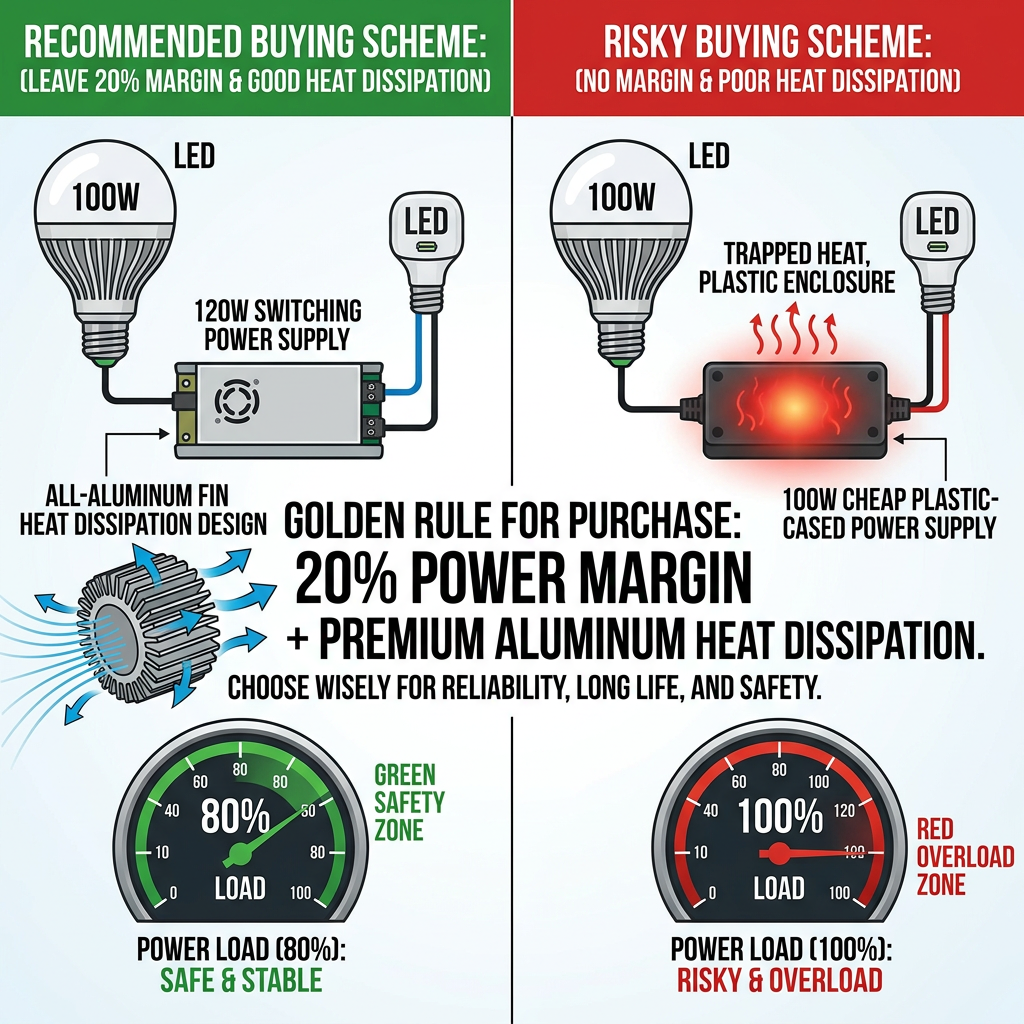 大功率LED电源特点详解：选购工业与路灯照明不再迷茫