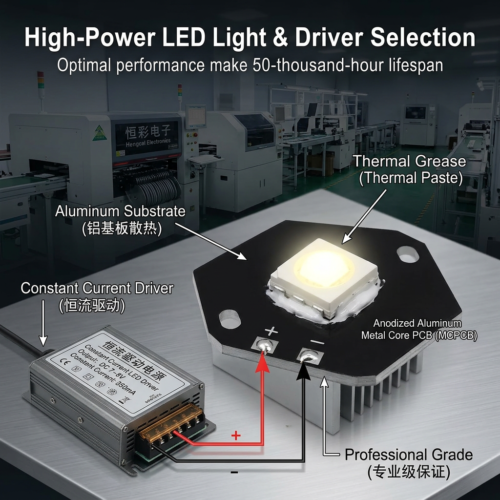 5050陶瓷球头红色LED灯珠：10-12瓦7-8V高亮，散热寿命长，专业应用指南