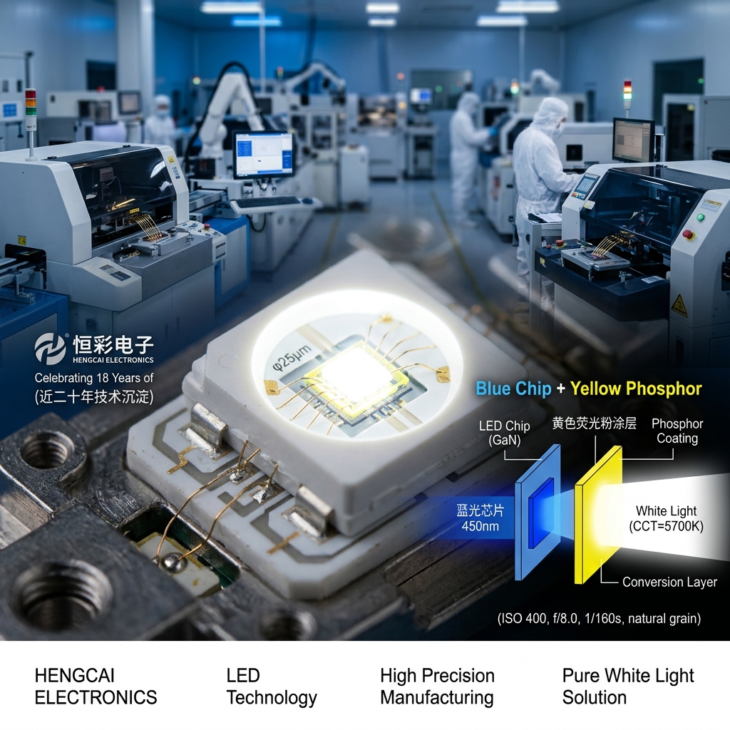 纯白的RGB值是多少？深度解析色彩原理、LED发光奥秘与恒彩电子专业应用指南