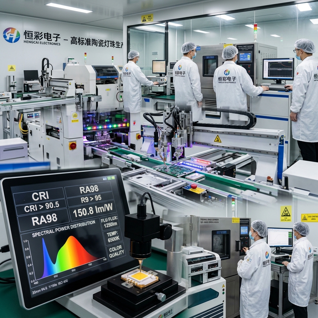 暖白光陶瓷灯珠2026：高端照明必备，长寿命高显色选购全攻略