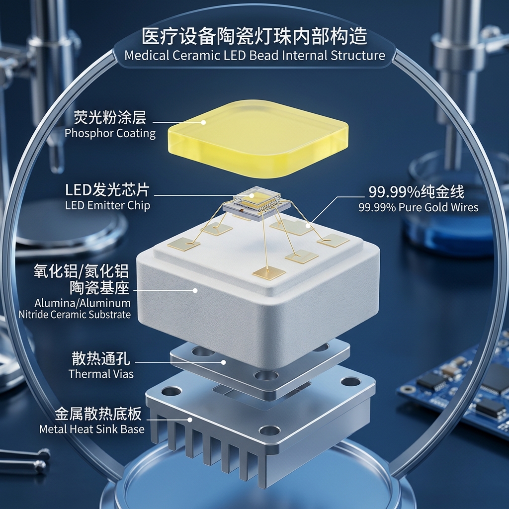 医疗设备陶瓷灯珠：为何高端医院都在用？超长寿命与散热优势详解（附选型指南）