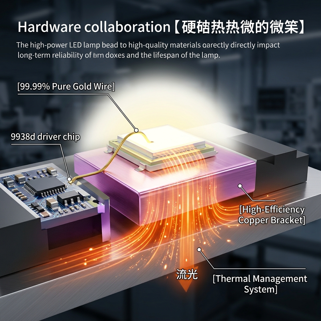 9938d恒流驱动芯片能驱动多少瓦灯珠？（附核心计算公式与场景指南）