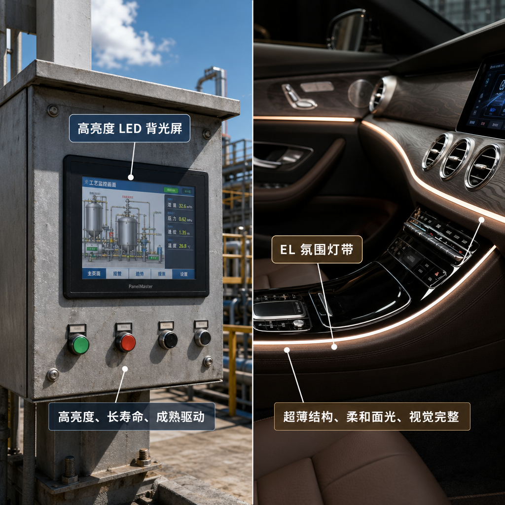 场致发光是什么？原理、类型、应用与LED区别