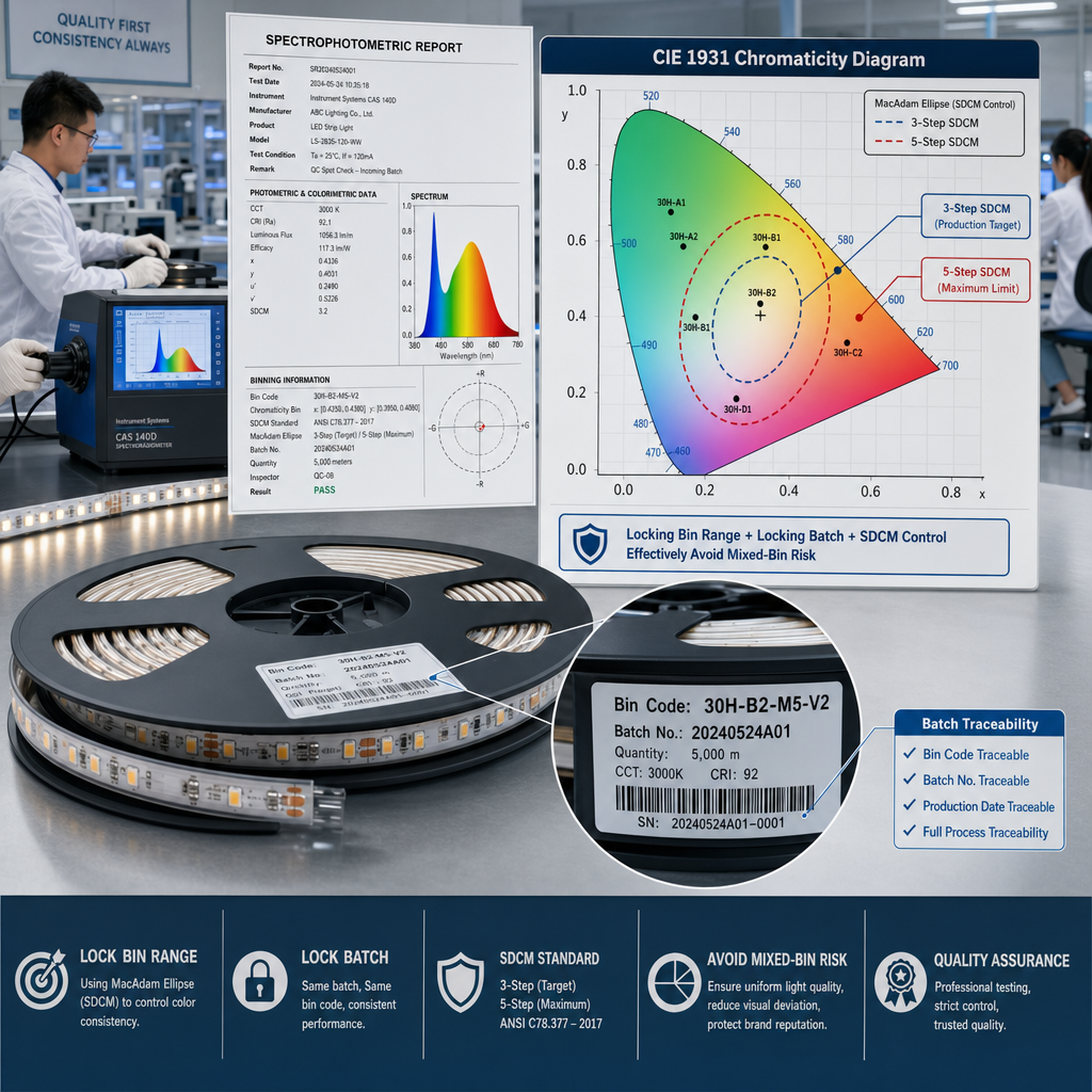 LED混bin是什么意思？原因、影响、判断方法与解决方案