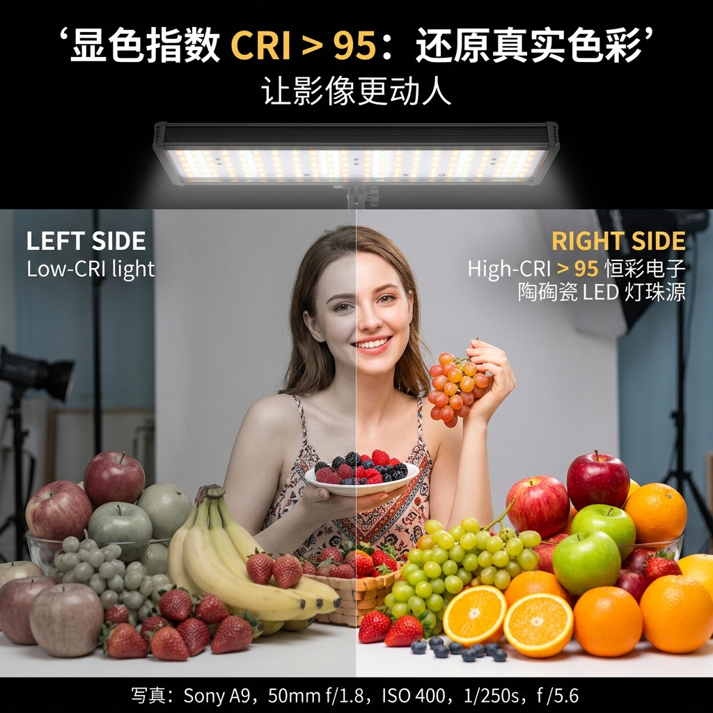 揭秘专业摄影补光陶瓷灯珠：高CRI、高效散热、超长寿命，助您拍出真实色彩