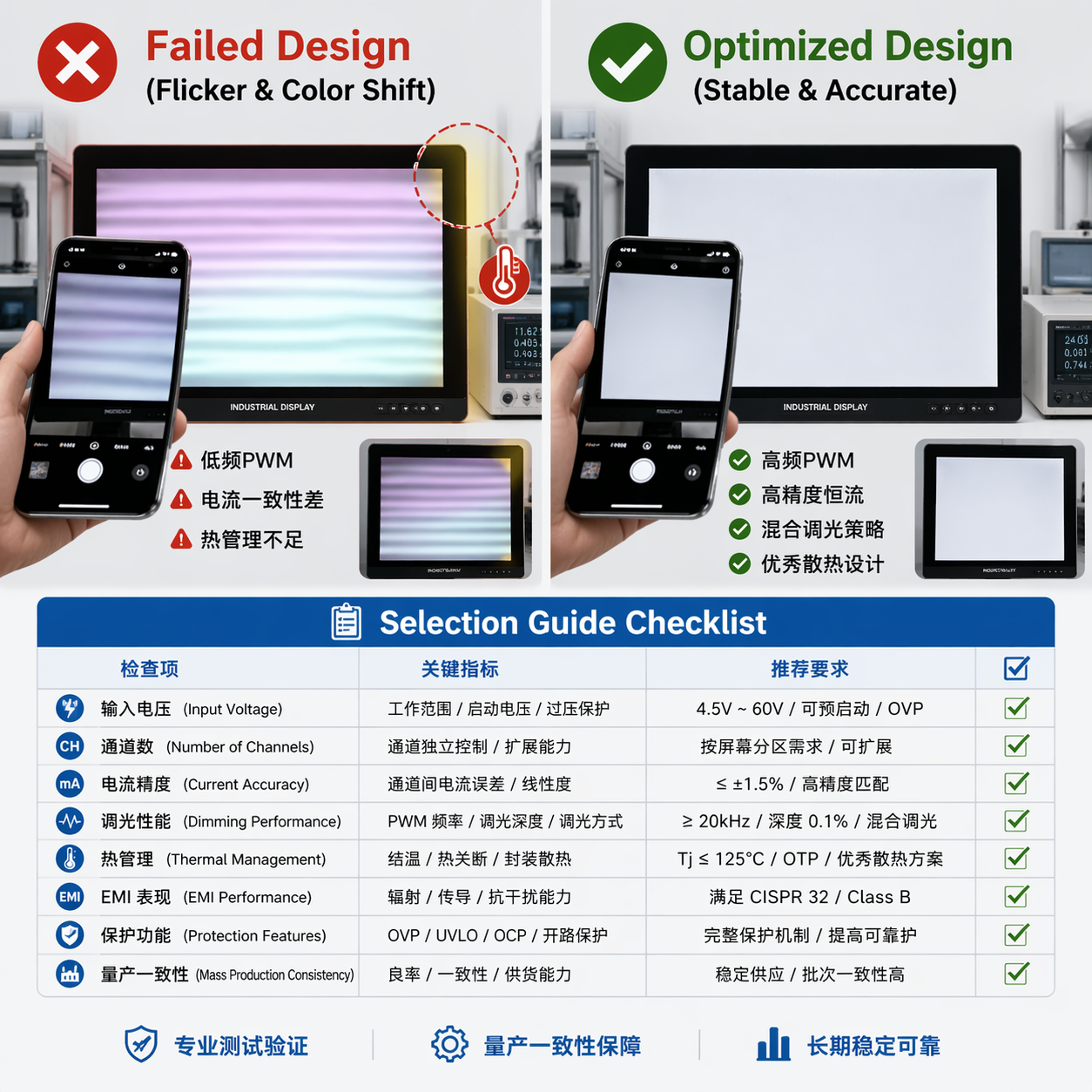 RGB背光驱动电路：原理、设计要点与选型指南