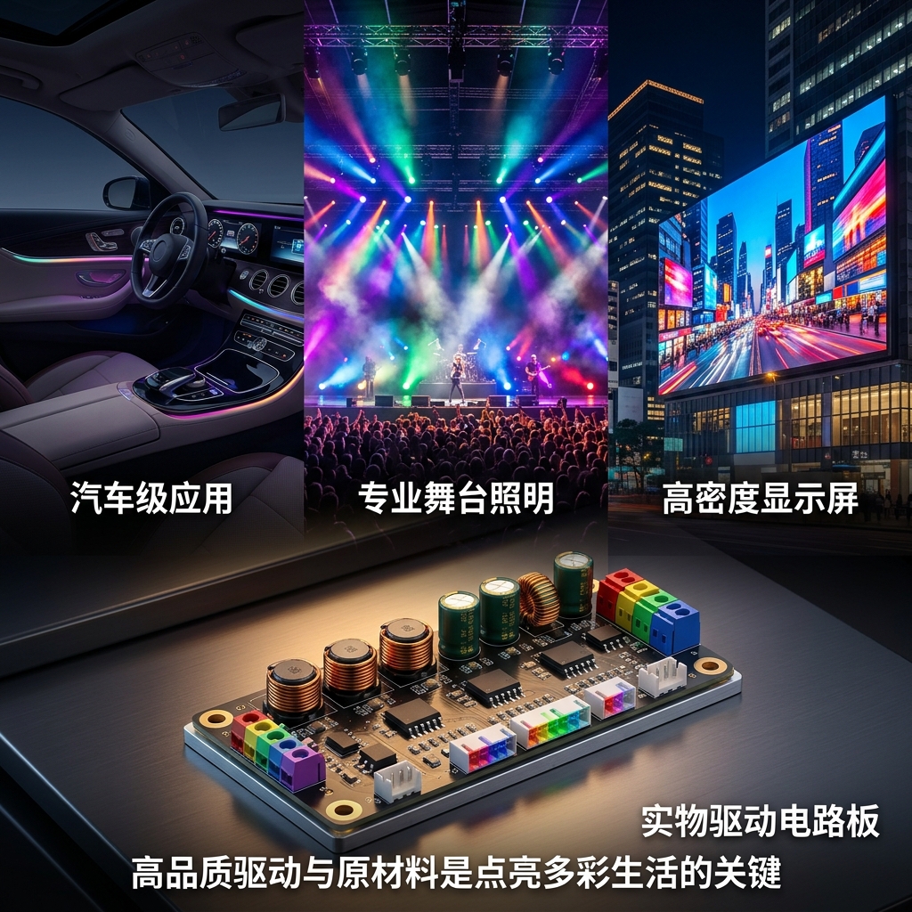 轻松搞懂 RGB驱动电路：原理、应用与选择指南