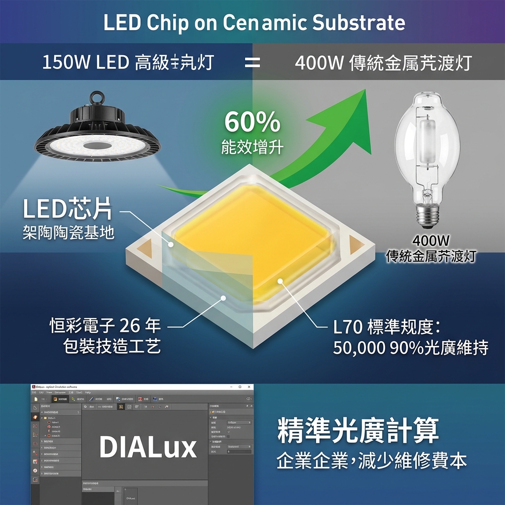 深度解析：Highbay灯是什么，和普通商照的筒灯有何不同？