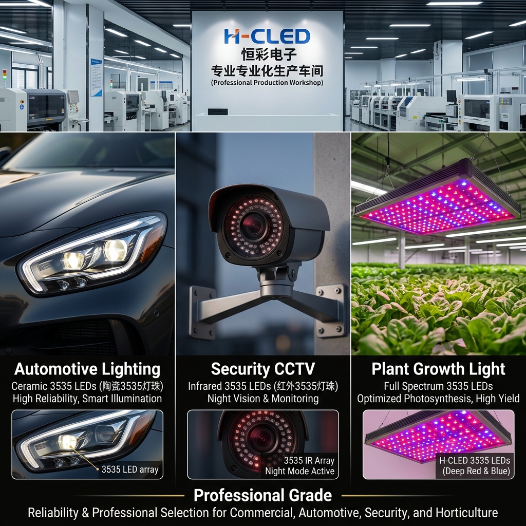 3535灯珠封装方式详解：类型、结构、参数、选型一次讲清