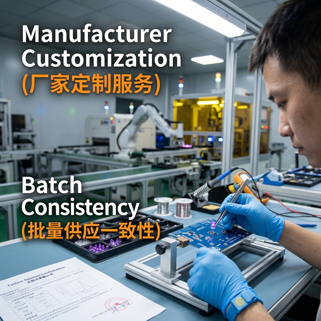 紫灯直插灯珠怎么选？一文看懂波长、用途、参数、价格与厂家定制