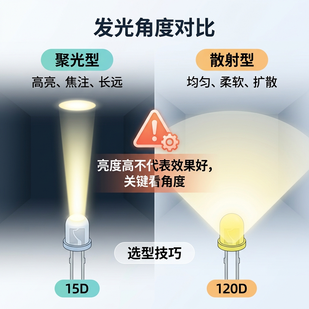led灯珠编码直插：一看就懂的完整指南｜型号含义、参数识别、选型方法