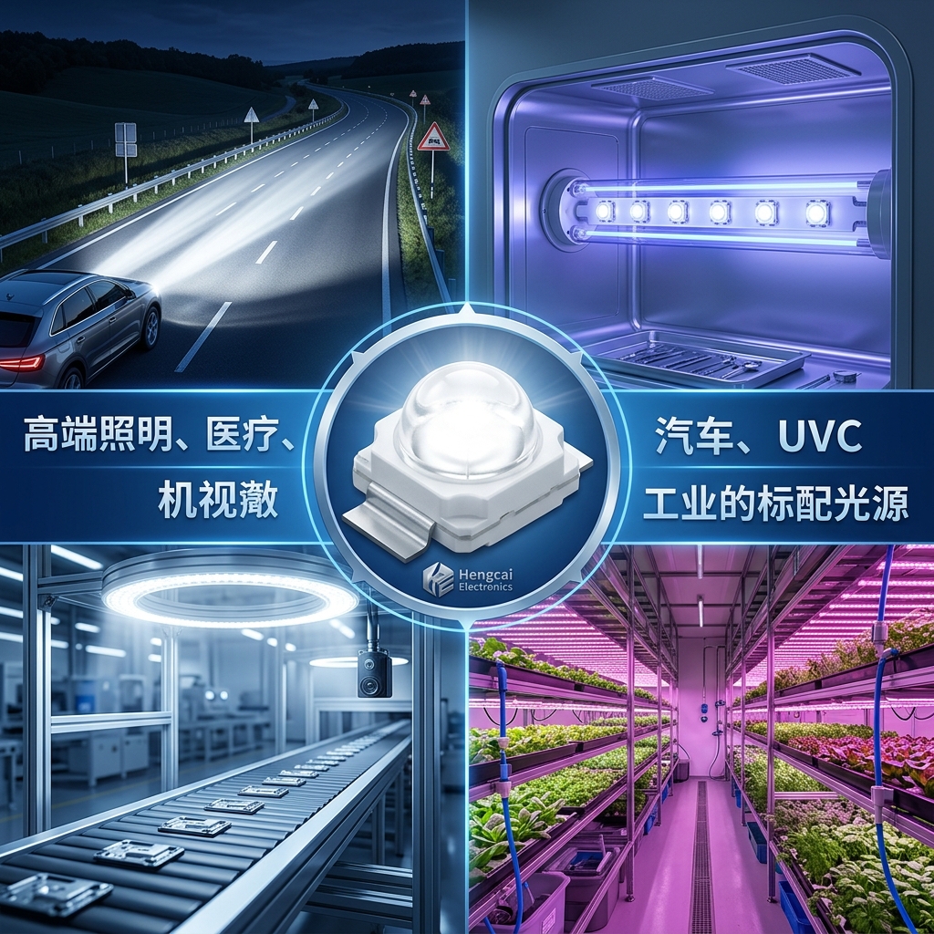 大功率陶瓷基板灯珠采购指南：为什么高端照明都选它？告别光衰，实现超长寿命！