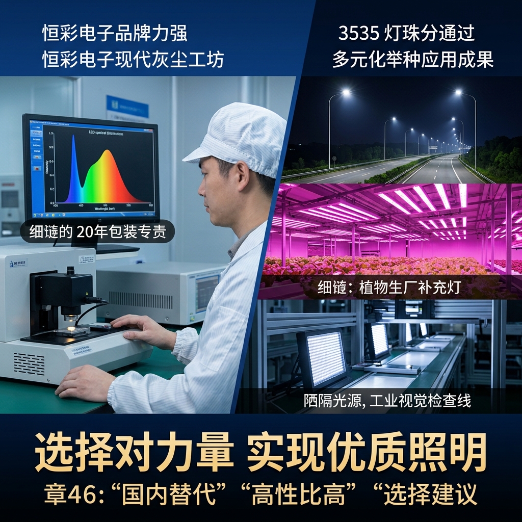 国产3535 LED功率详解：1W-5W范围、核心参数、选型与应用权威指南