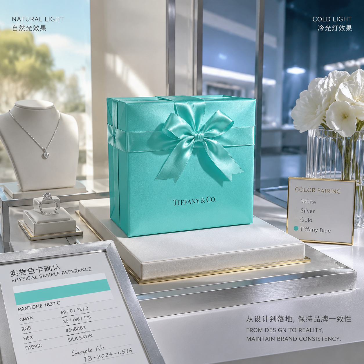 蒂芙尼蓝颜色定义rgb：标准色值、HEX、CMYK、PANTONE 与 LED 实现指南