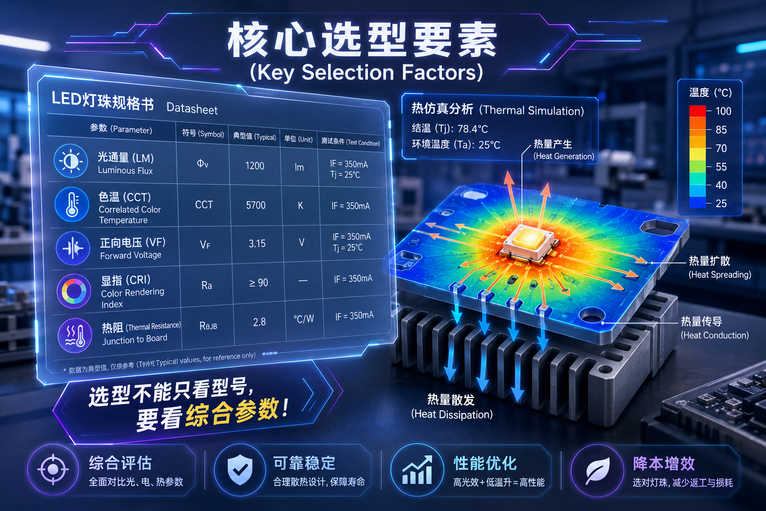 1860和5050灯珠有什么区别？尺寸、亮度、散热与应用解析