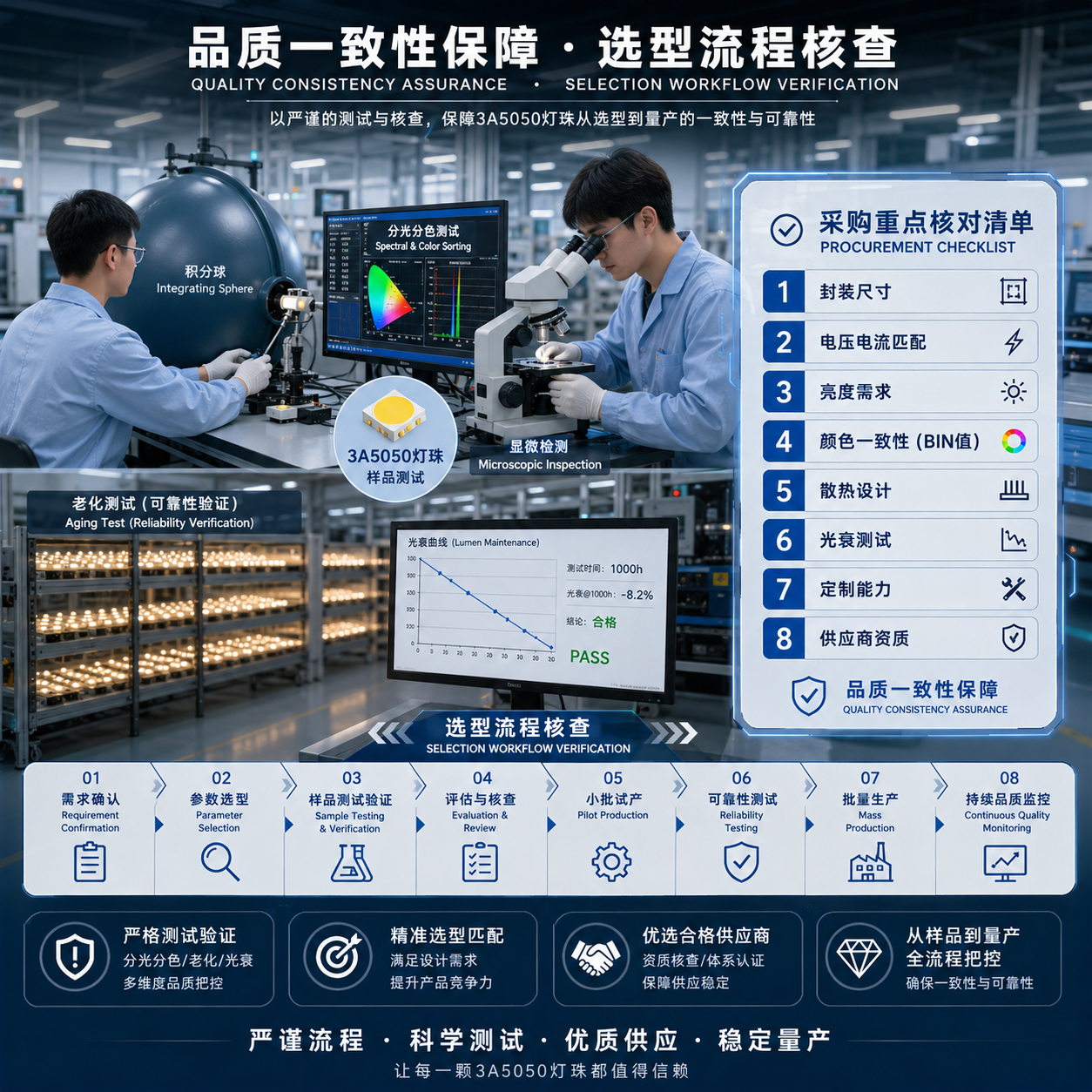 3A5050灯珠采购、参数与选型指南