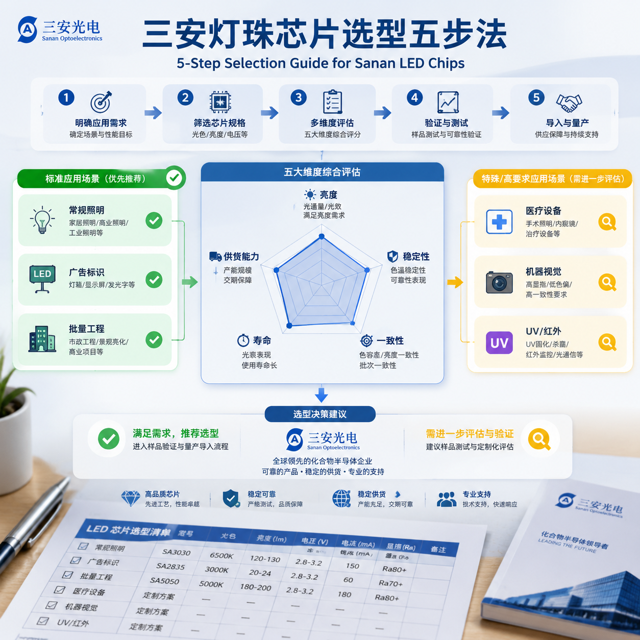 三安灯珠芯片好不好？从性能、封装到选型一次看懂