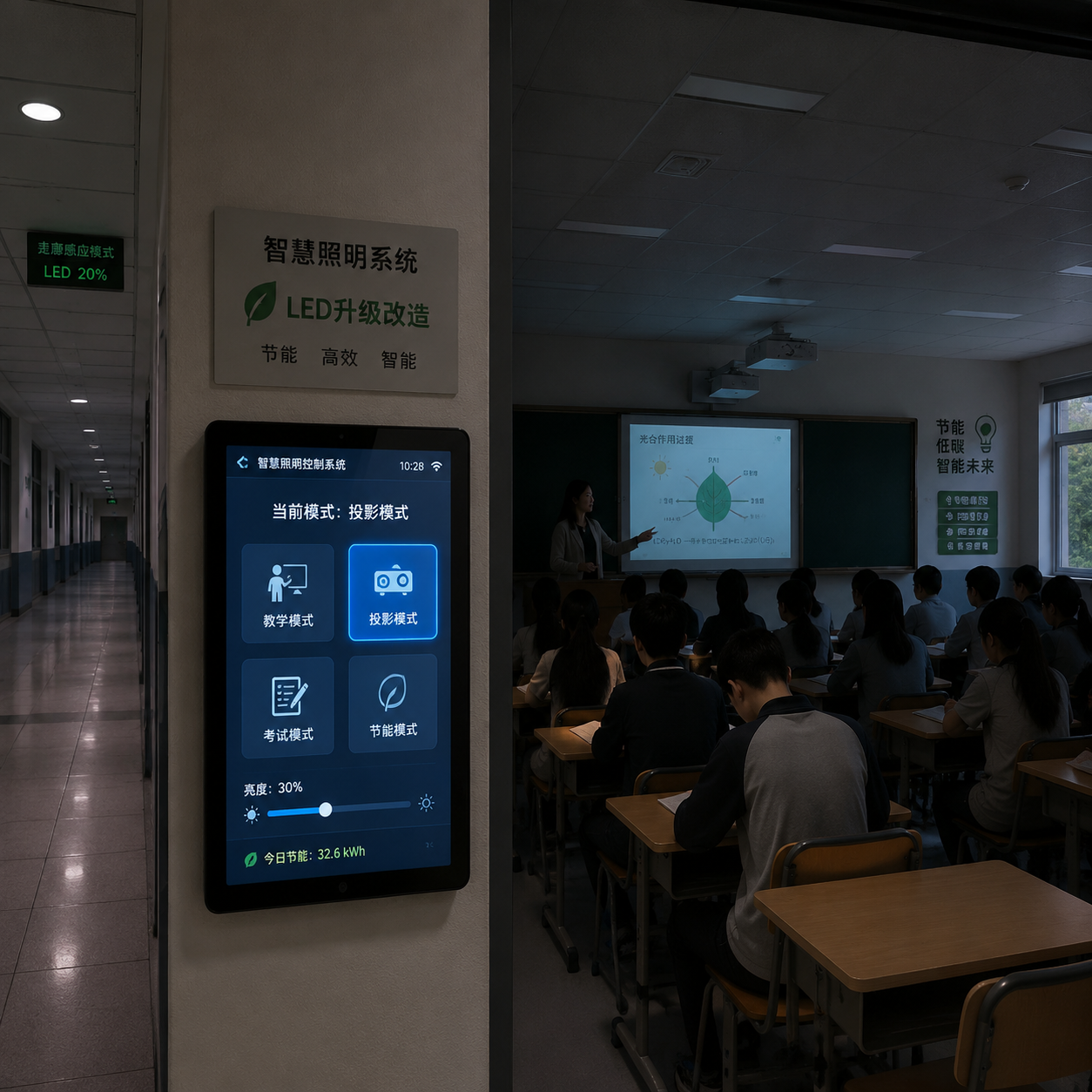 学校灯光照明设计方案：护眼、节能与LED升级要点