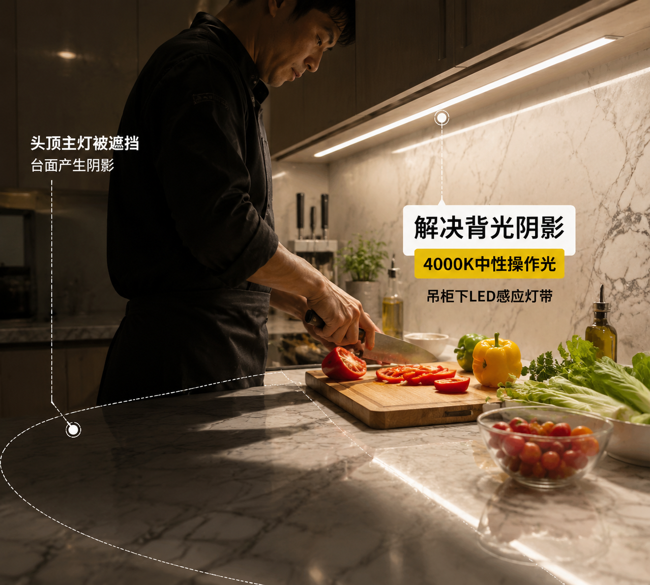 室内灯光照明设计：如何避免刺眼、昏暗与空间浪费