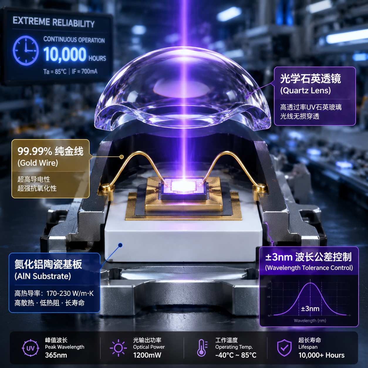 UVA UVB波长区别详解：工业与医疗领域的特种光源选型指南