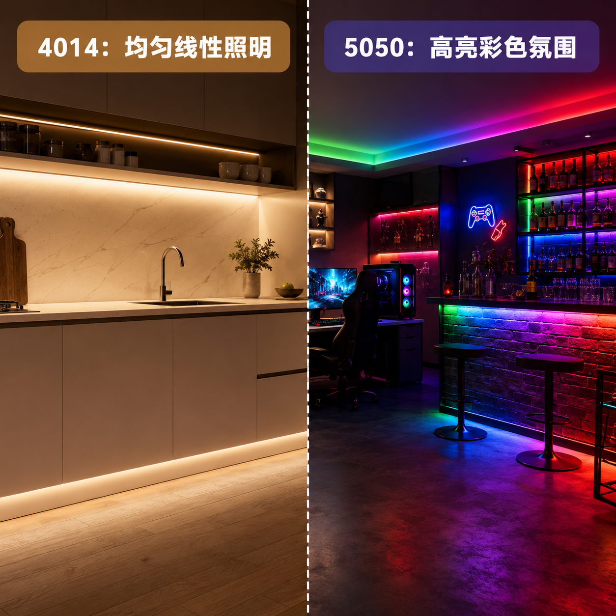 4014和5050灯珠区别：尺寸、亮度与选型指南