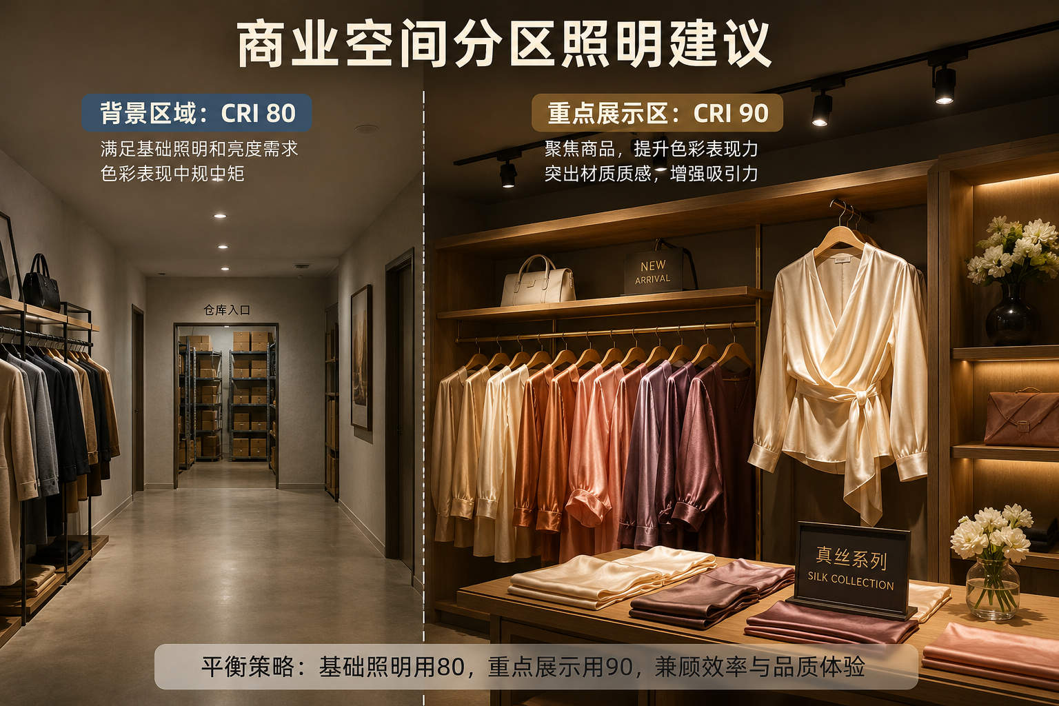 显色指数80和90的区别，怎么选更合适？