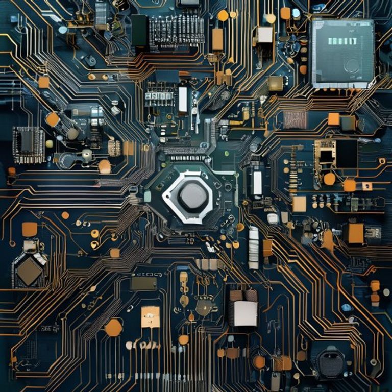 PCB电路板上的变压器元件标注示意图，显示T1 T2位号，工业电子设计风格