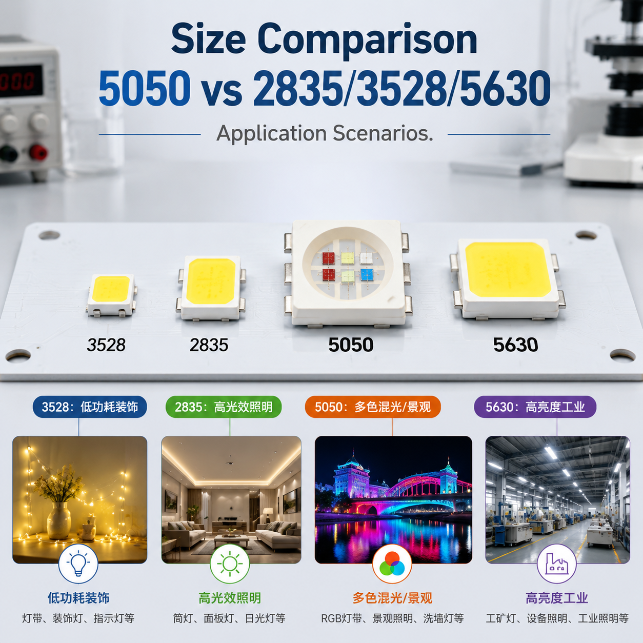 5050led灯珠品牌怎么选？采购选型与对比指南