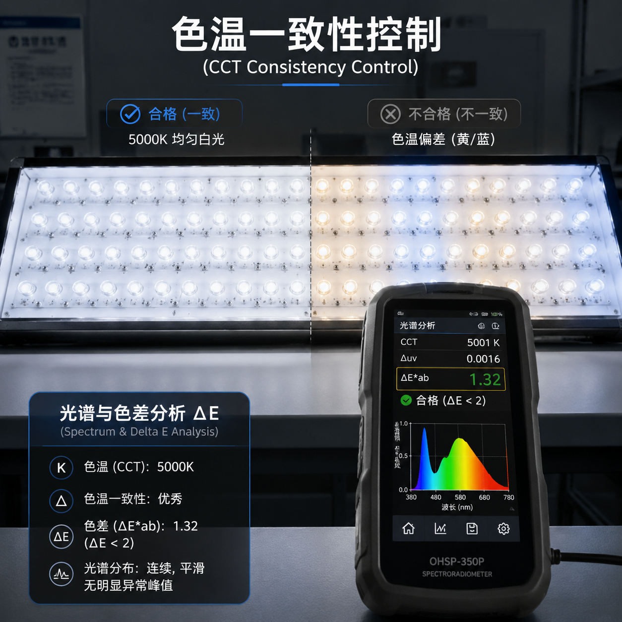 潘通纯白色：色号、印刷与 LED 白光一致性指南