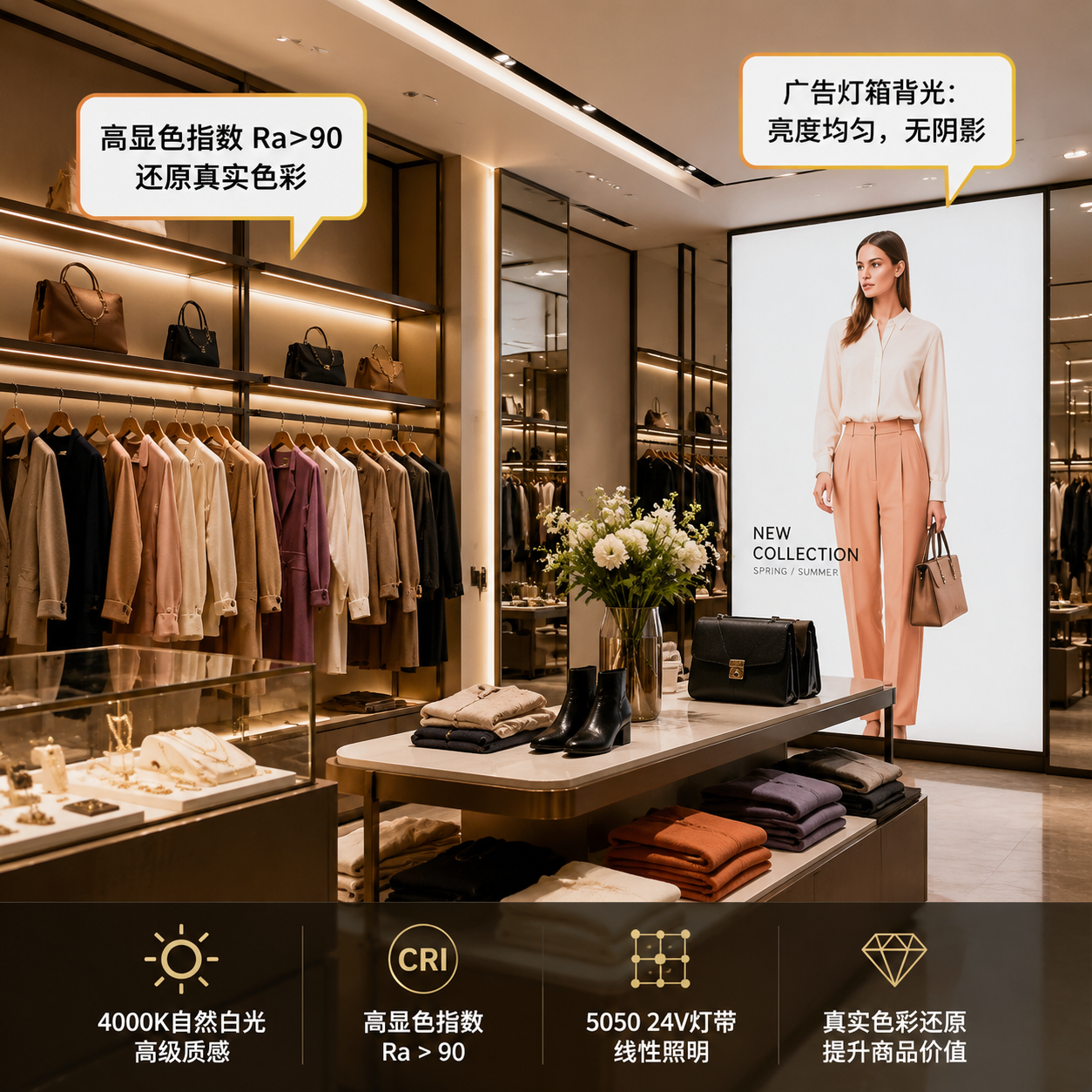 5050 灯珠24V选型指南：参数、功率与应用