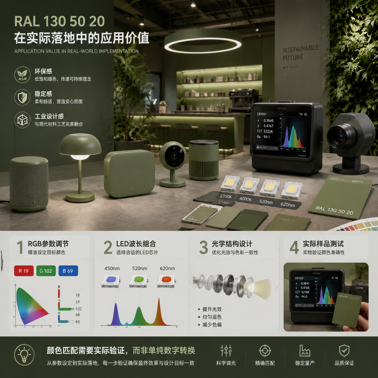 RAL130 50 20 RGB值是多少(颜色参数与LED匹配指南)